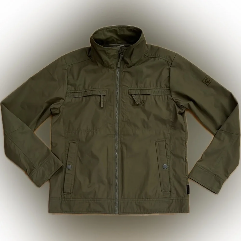🫒Like New Olive Camio Jacket by Jack Wolfskin | Lightweight | NWOT Men’s Small
